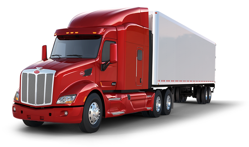 Red Semi Truck