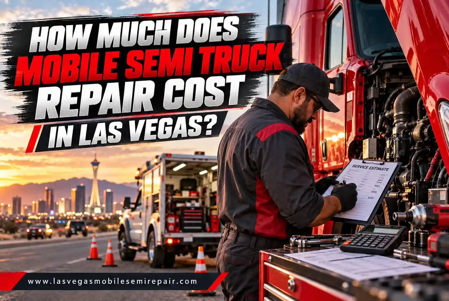 How Much Does Mobile Semi Truck Repair Cost in Las Vegas?